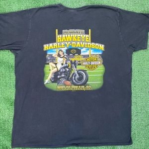 Iowa Hawkeye Harley Davidson T-Shirt